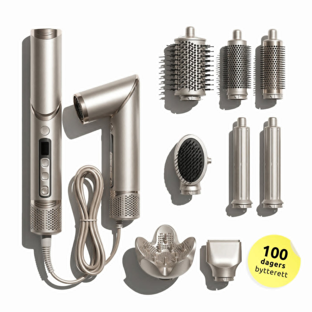 8 i 1 Profesjonell Hair Styler