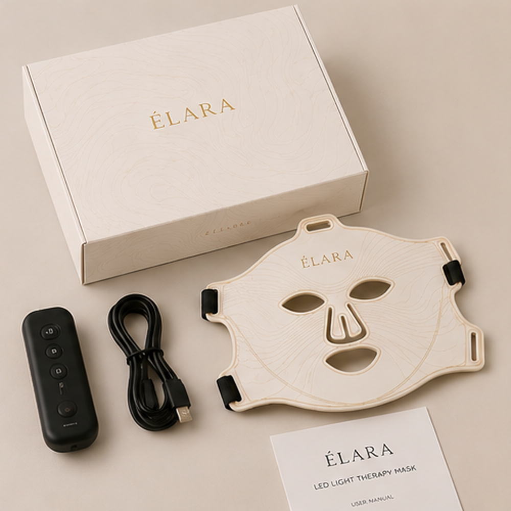 Élara LED-ansiktsmaske – BEST I TEST